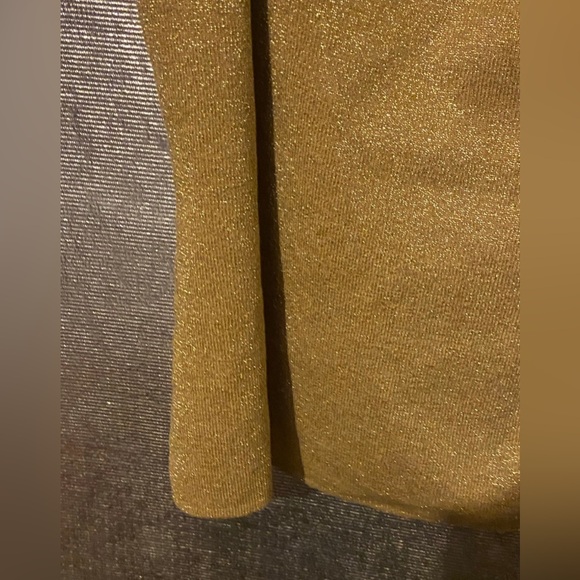 Spenser Evening Gold Spaghetti Strap Top Size L - Picture 5 of 8